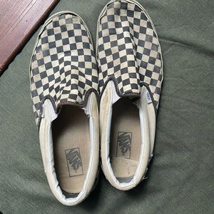 Mens size 14 Checkerboard Vans